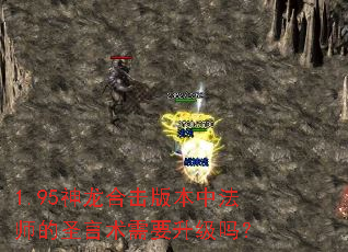 1.95神龙合击版本中法师的圣言术需要升级吗? 1.95神龙合击版本中法师的圣言术需要升级吗?
