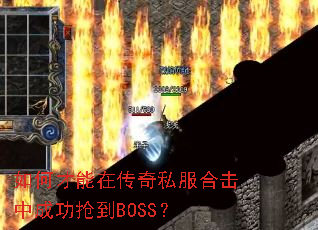 ��β����ڴ���˽���ϻ��гɹ�����BOSS��