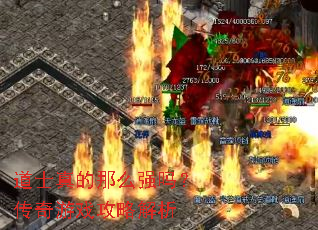 道士真的那么强吗?传奇游戏攻略解析 道士真的那么强吗?传奇游戏攻略解析