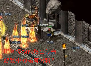 ��Щ�����ܱ���������Ϸ�е�ϡ�в��ϣ�