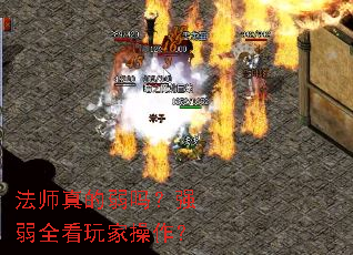 法师真的弱吗?强弱全看玩家操作? 法师真的弱吗?强弱全看玩家操作?