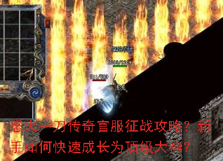 怒火一刀传奇官服征战攻略?新手如何快速成长为顶级大神? 怒火一刀传奇官服征战攻略?新手如何快速成长为顶级大神?