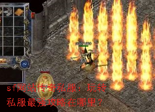 sf网站传奇私服:玩转私服最强攻略在哪里? sf网站传奇私服:玩转私服最强攻略在哪里?