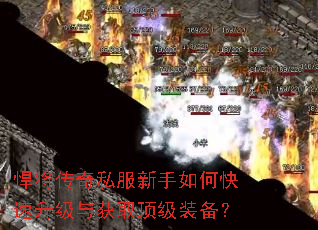 悍将传奇私服新手如何快速升级与获取顶级装备? 悍将传奇私服新手如何快速升级与获取顶级装备?