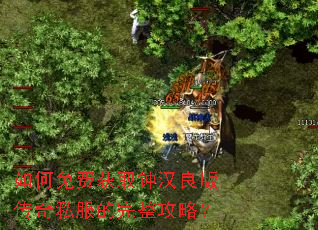 如何免费获取钟汉良版传奇私服的完整攻略? 如何免费获取钟汉良版传奇私服的完整攻略?