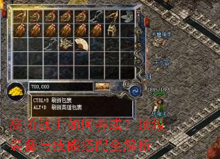 高阶战士如何养成?顶级装备与技能搭配全解析 高阶战士如何养成?顶级装备与技能搭配全解析