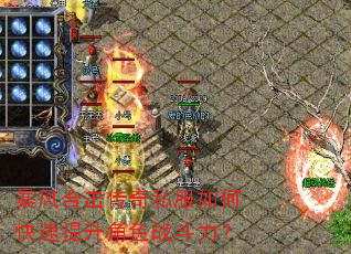 暴风合击传奇私服如何快速提升角色战斗力? 暴风合击传奇私服如何快速提升角色战斗力?
