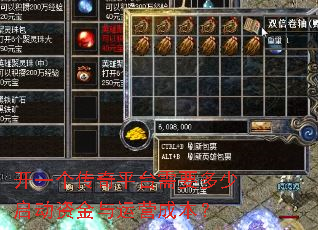 ��һ������ƽ̨��Ҫ���������ʽ�����Ӫ�ɱ���