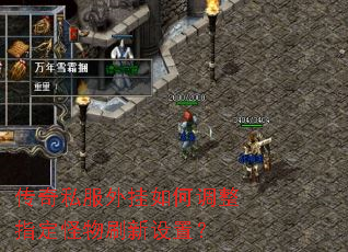 传奇私服外挂如何调整指定怪物刷新设置? 传奇私服外挂如何调整指定怪物刷新设置?