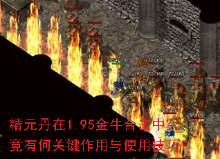 精元丹在1.95金牛合击中究竟有何关键作用与使用技巧? 精元丹在1.95金牛合击中究竟有何关键作用与使用技巧?