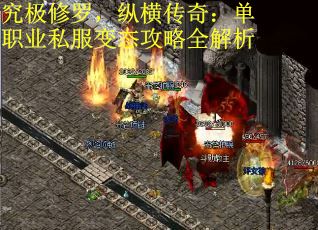 究极修罗，纵横传奇：单职业私服变态攻略全解析