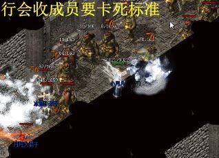 行会收成员要卡死标准