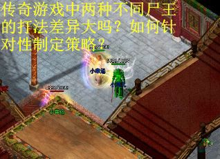 传奇游戏中两种不同尸王的打法差异大吗？如何针对性制定策略？