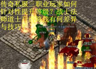 传奇私服三职业玩家如何针对性提升等级？战士法师道士升级路线有何差异与技巧？
