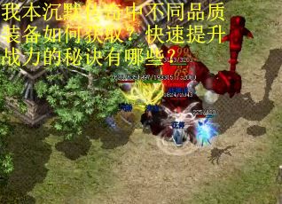 我本沉默传奇中不同品质装备如何获取？快速提升战力的秘诀有哪些？